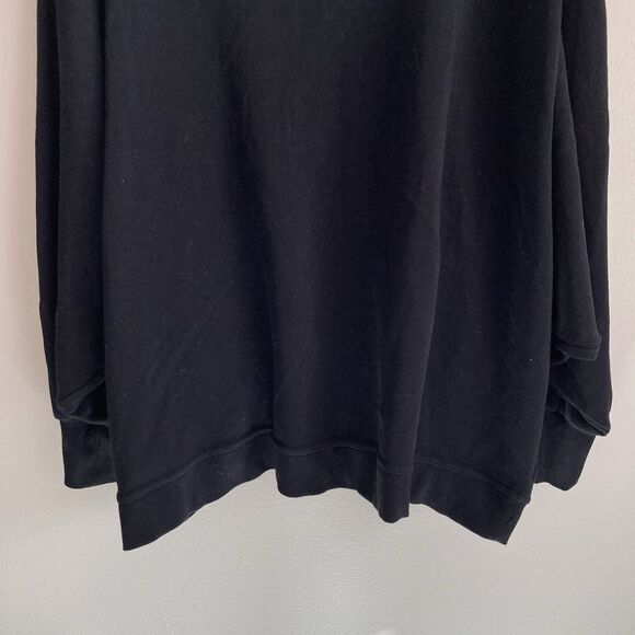 Sweaty Betty Womens Black Cora Cardigan Sweat Size Medium Open Front Cotton - Picture 8 of 9